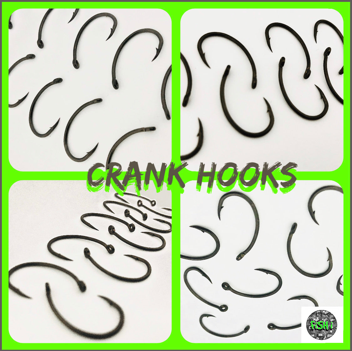 Crank Style Carp Hooks Size 6
