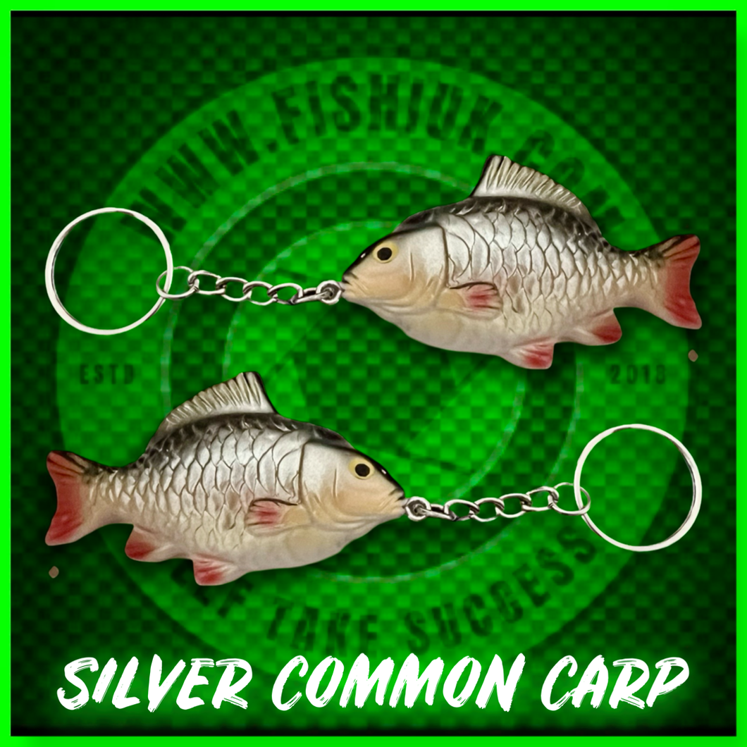 Common Carp Keyring.(Silver Version) - FiSH i UK