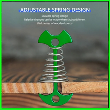Load image into Gallery viewer, Deck Anchors-6 per set-Perfect to secure your Bivvy or Pod when Angling on Timber Decking.