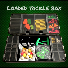 Load image into Gallery viewer, Fully Loaded Carp Fishing Tackle Box. Gift Box for Carp Angler V1 - FiSH i UK