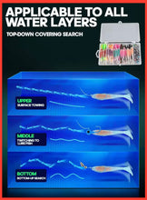 Load image into Gallery viewer, 61pc Soft Lure Fishing Kit – T-Tail Jighead &amp; Texas Rig Set-Fish i Tackle Predator kit.