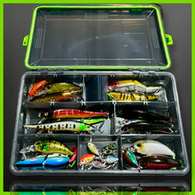 Load image into Gallery viewer, Lure Fishing Tackle Box Fully Loaded With Lures. - FiSH i UK