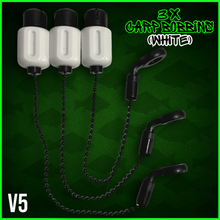 Load image into Gallery viewer, 3 x White Drop Off Bite Indicators-Carp Bobbins.V5