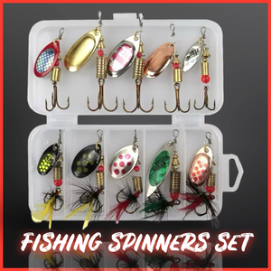 Spinner Lures Set. 10 Spinners(Set 1) - FiSH i UK