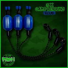 Load image into Gallery viewer, 3x Bobbins Bite Indicators In Bright Blue-Version 3-(BLUE) V3