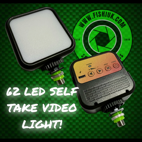 62 LED Self Take Video Light For Night Fishing Carp Fishing Photography.