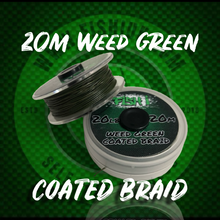 Load image into Gallery viewer, Semi Stiff Coated Braid.20lb.Weed Green.20m - FiSH i UK
