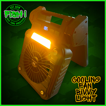 Load image into Gallery viewer, Solar Rechargeable Fan &amp; LED Lantern – 10000mAh Power Bank