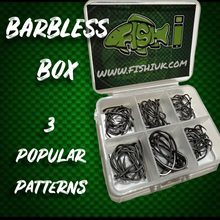 Load image into Gallery viewer, Barbless Box Set Carp Hooks (3 Patterns)