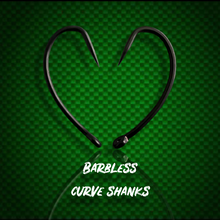Load image into Gallery viewer, Barbless Curve Shank Carp Hooks