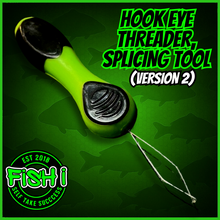 Load image into Gallery viewer, Hook eye threader- Splicing tool-Carp Rig Construction-(Version2)