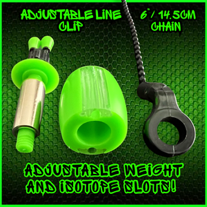 3x Bobbins Bite Indicators In Fluoro Green-Version 3-(New for 2025)