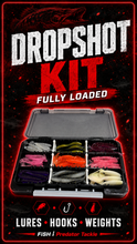 Load image into Gallery viewer, Double Sided Dropshot Fishing Tackle Box-Fully Loaded Dropshot kit-Predator Fishing