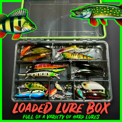 Lure Fishing Tackle Box Fully Loaded With Lures. - FiSH i UK