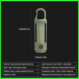 Compact Rechargeable Bivvy Light and Torch. - FiSH i UK