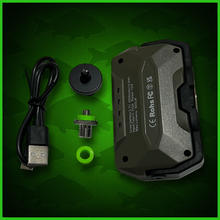 Load image into Gallery viewer, RECHARGEABLE 52 SMD LED VIDEO/BIVVY LIGHT &amp; COLD SHOE PHONE HOLDER KIT- SELF TAKE KIT-SELF TAKE STATION FOR CARP FISHING.