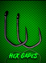 Load image into Gallery viewer, Hex Gapes (Claw) Carp Hooks (Micro Barbed)