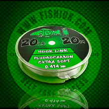 Load image into Gallery viewer, Fluorocarbon Hooklink in 20lb. 20m Spool. Soft HookLink/Boom - FiSH i UK