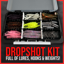 Load image into Gallery viewer, Dropshot Lure Fishing Set-Fully Loaded Dropshot Kit-Predator Fishing-Finesse.