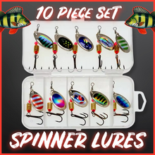 Load image into Gallery viewer, Spinner Lures Set.10 Spinners (Set 3)