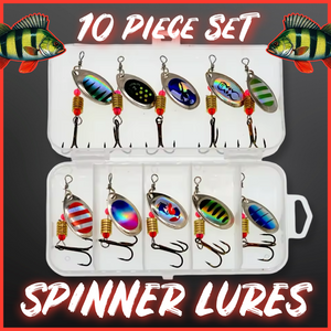 Spinner Lures Set.10 Spinners (Set 3)