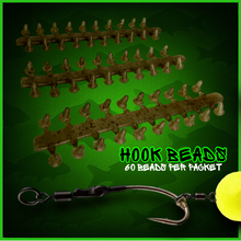 Load image into Gallery viewer, Trans Camo Green Fleck Hook Beads- 3x20-(60 Beads)-Carp Hook Beads.V2 Beads.