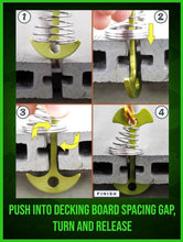 Load image into Gallery viewer, Deck Anchors-6 per set-Perfect to secure your Bivvy or Pod when Angling on Timber Decking.