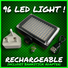 Load image into Gallery viewer, Rechargeable 96 LED Light Inc Bankstick Adapter. - FiSH i UK