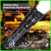 Load image into Gallery viewer, Rechargeable Zoom Torch Flashlight – Ultra Bright &amp; Perfect for Camping &amp; Fishing