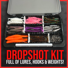 Load image into Gallery viewer, Dropshot Lure Fishing Set-Fully Loaded Dropshot Kit-Predator Fishing-Finesse.