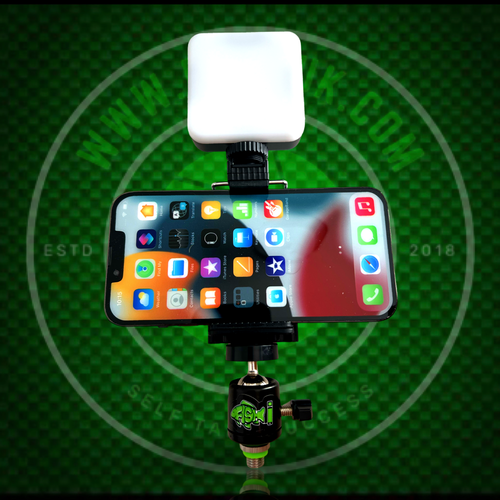 42 Led Light With Cold Shoe Phone Holder. - FiSH i UK