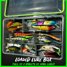 Load image into Gallery viewer, Lure Fishing Tackle Box Fully Loaded With Lures. - FiSH i UK