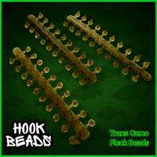 Load image into Gallery viewer, Trans Camo Green Fleck Hook Beads- 3x20-(60 Beads)-Carp Hook Beads.V2 Beads.