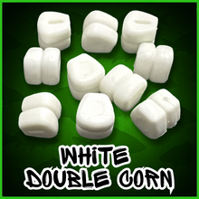 Load image into Gallery viewer, Buoyant Double Corn in White Colour-Double Sweetcorn Fake Bait Artificial Corn For Carp Fishing -10 Per Pack.
