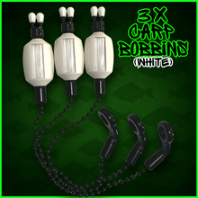 Load image into Gallery viewer, 3x Bobbins Bite Indicators In Bright White-Version 3-(WHITE) V3