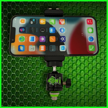 Load image into Gallery viewer, Phone Holder with Cold Shoe Mount. (Clip Version 2)