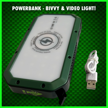 Load image into Gallery viewer, ‘Multi’ PowerBank With Video/Bivvy Light.inc Wireless Phone Charging &amp; Solar Recharge!