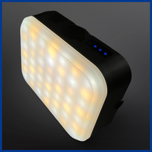 Load image into Gallery viewer, Solar Rechargeable Led Video Light -Bivvy/Camping Lantern &amp; Power Bank – 4000mAh