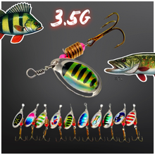 Load image into Gallery viewer, Spinner Lures Set.10 Spinners (Set 3)