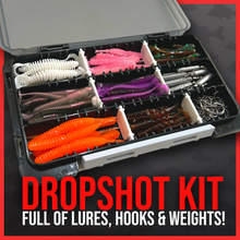 Load image into Gallery viewer, Dropshot Lure Fishing Set-Fully Loaded Dropshot Kit-Predator Fishing-Finesse.