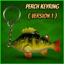 Load image into Gallery viewer, Perch Keyring-Predator fishing Keychain-Fishing Keyring (Version 1)