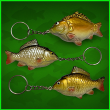 Load image into Gallery viewer, Carp Keyring’s-All 3 of Our Carp keyrings-Common Carp &amp; Mirror Carp.