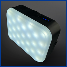 Load image into Gallery viewer, Solar Rechargeable Led Video Light -Bivvy/Camping Lantern &amp; Power Bank – 4000mAh