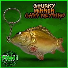 Load image into Gallery viewer, Mirror Carp Keyring. Carp Fishing Keyring- Anglers Keychain-⭐️⭐️ NEW COLOUR ⭐️⭐️