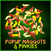 Load image into Gallery viewer, Pop-Up Maggots &amp; Pinkies – Mixed Colours – 50 Pack