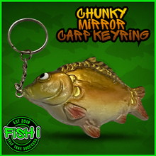 Load image into Gallery viewer, Mirror Carp Keyring. Carp Fishing Keyring- Anglers Keychain-⭐️⭐️ NEW COLOUR ⭐️⭐️