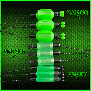 3 x Bobbins Bite Indicators In Fluoro Green -Version 2-(New for 2025)