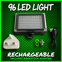 Load image into Gallery viewer, Rechargeable 96 LED Light Inc Bankstick Adapter. - FiSH i UK