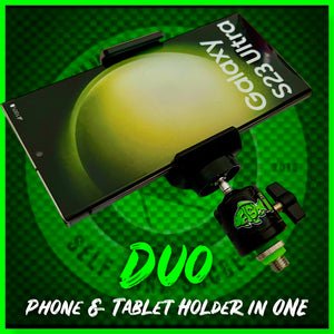 NEW FOR 2025. Duo Phone & Tablet Holder for Self Take Photography! iPad.Galaxy Tab iPhone & many more!