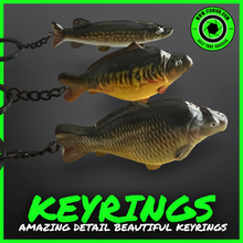 Load image into Gallery viewer, Common Carp Keyring - Common Carp Keychain. New to us for 2025 - FiSH i UK